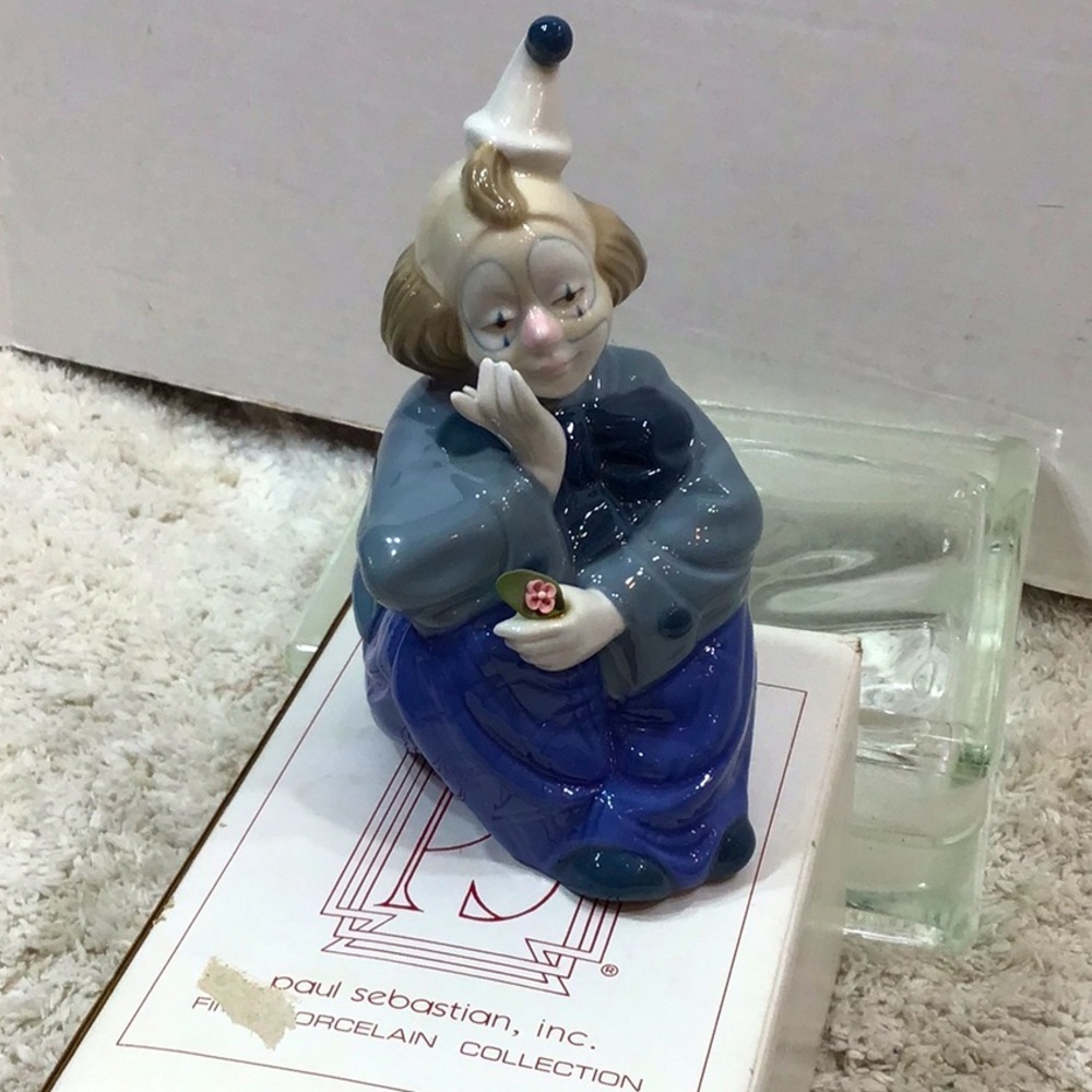 Paul Sebastian vintage porcelain clown